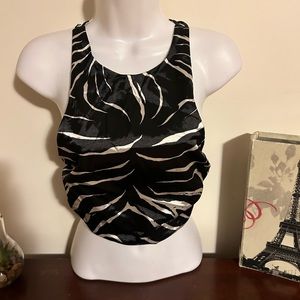 Zara silky, sleeveless blouse